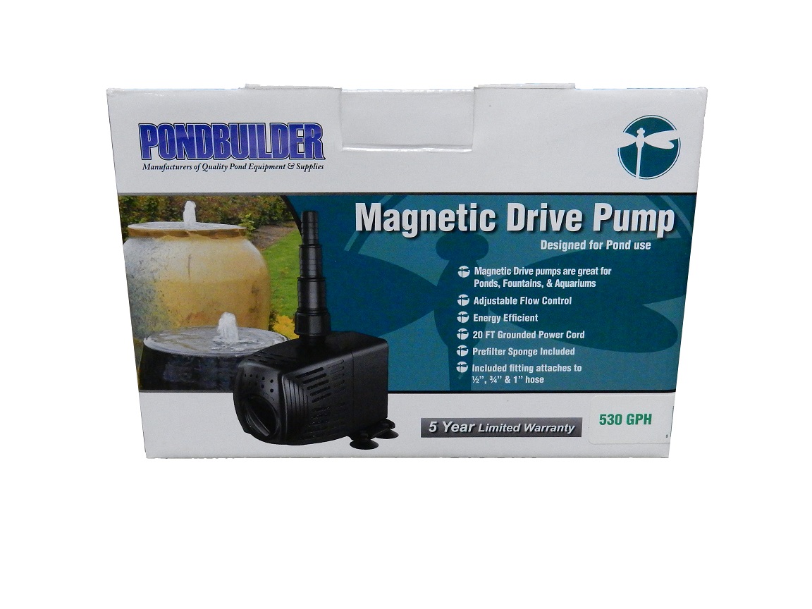 Pondbuilder  530 GPH Mag Drive Fountain Pump - Pumps